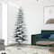 7.5ft. Unlit Slim Flocked Utica Fir Artificial Christmas Tree